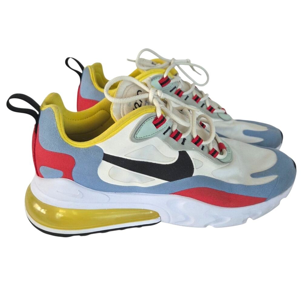 Nike Air Max 270 React Bauhaus Phanton Black Blue Women's Sneakers Sz 9.5